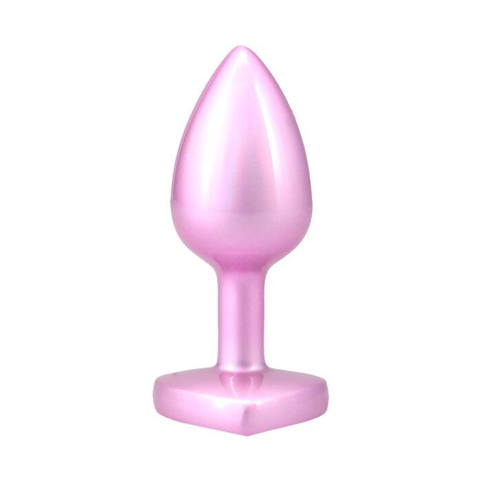Booty Bling Metal Plug - Pink - Small