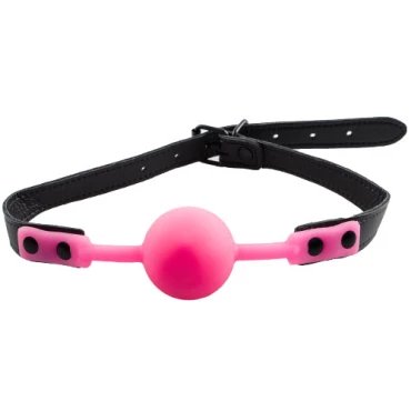 Pink Bubblegum Bastille Silicone Ball Gag