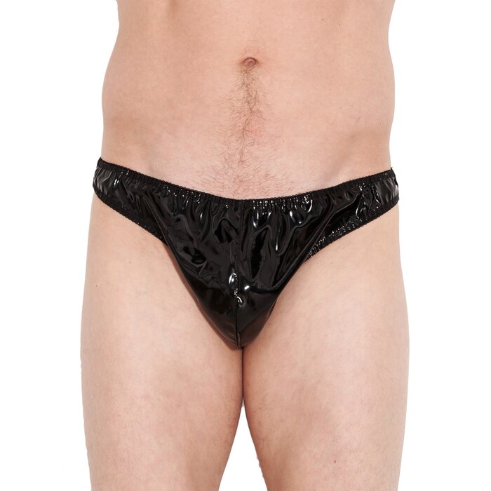 PVC & Lycra Male Thong - One Size
