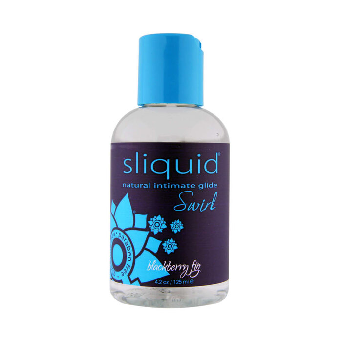 Sliquid Swirl Natural Water-Based Lubricant - Blackberry Fig - 4.2 oz.