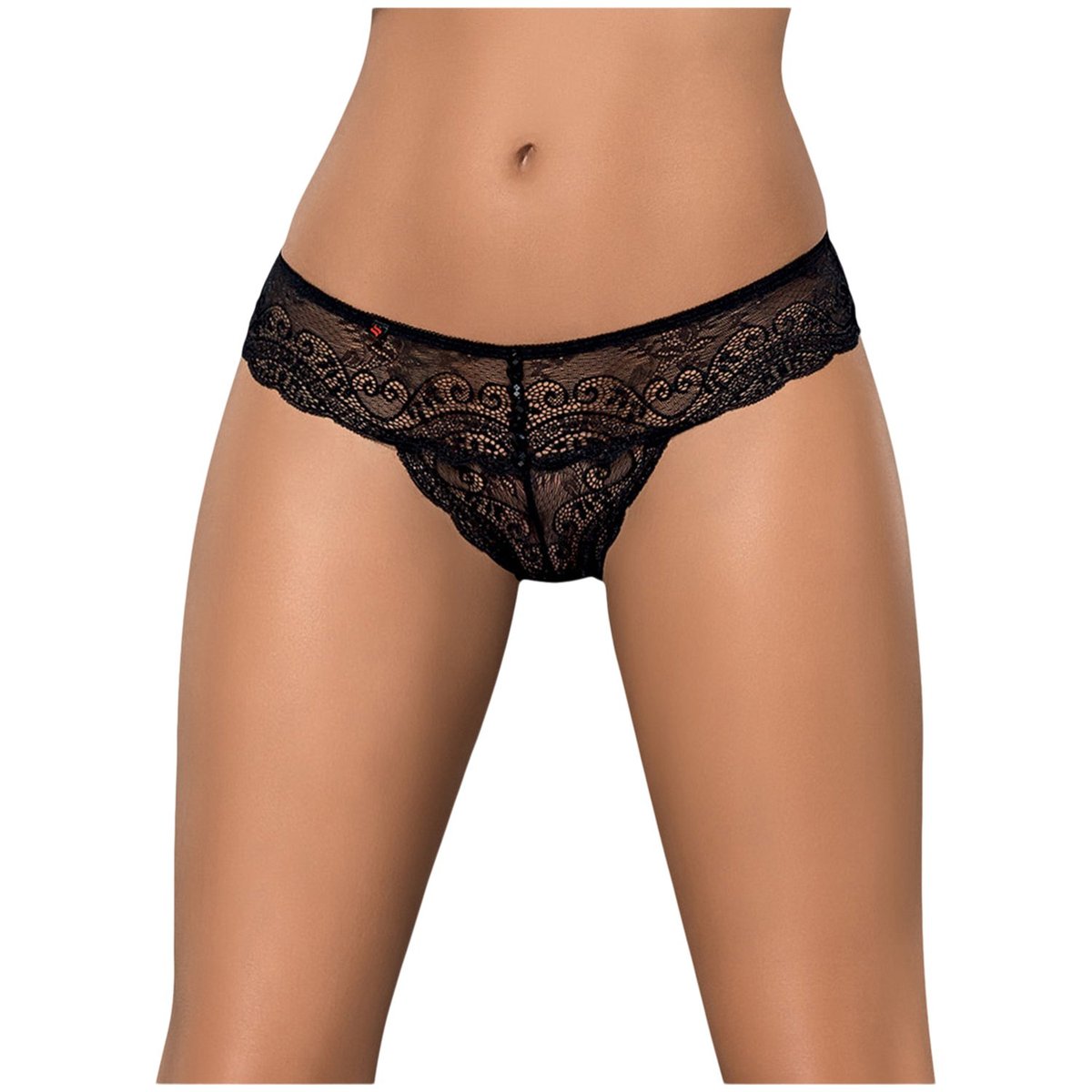 Obsessive Miamor Lace Thong - Black - L/XL