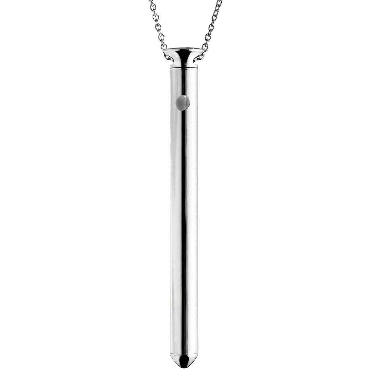 Crave Vesper Necklace with Vibrator Silver - Silver