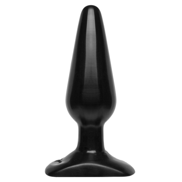 Classic Butt Plug - Smooth - Medium - Black