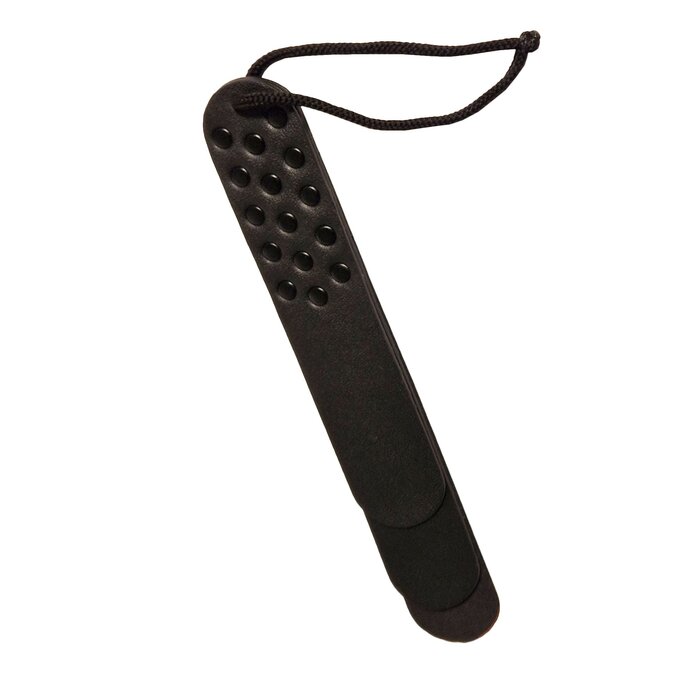 Saffron PU Leather Paddle Black