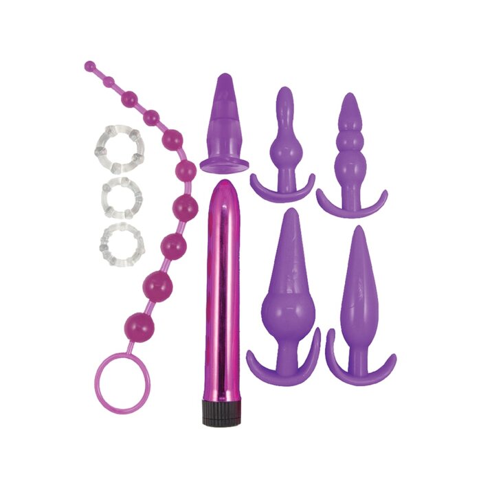 Purple Elite Collection Anal Play Kit - Purple