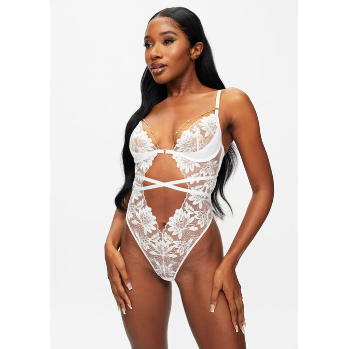 Ann Summers Angelic Crotchless Body, Ivory