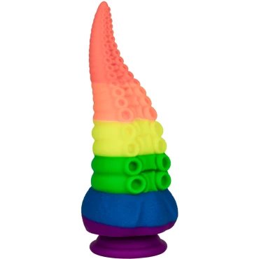 The Kraken Monster Rainbow Tentacle Dildo - 8 Inch