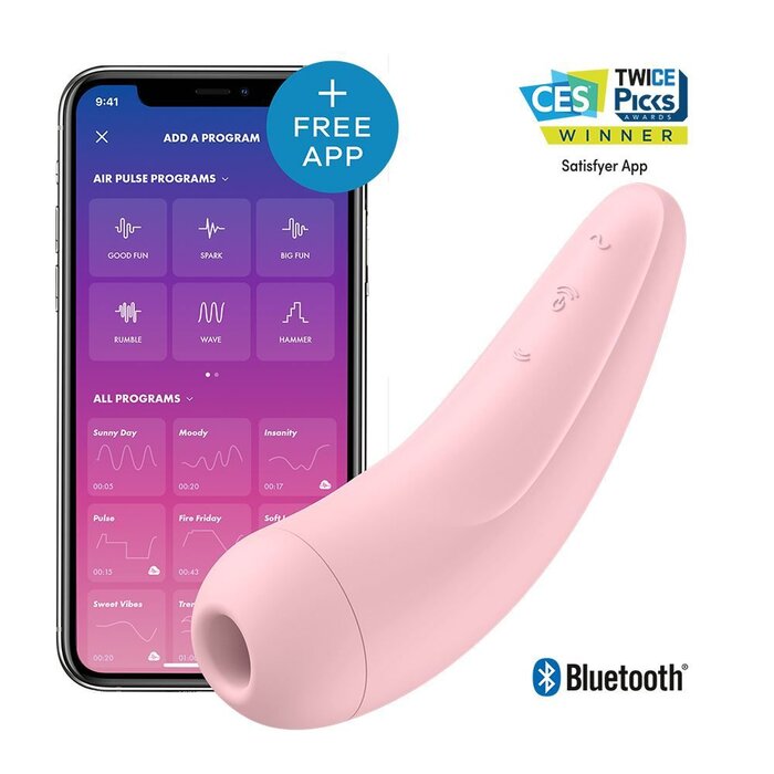 Satisfyer App Enabled Curvy 2+ White
