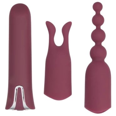 3-Some Powerful Rechargeable Vaginal, Clit, Anal & Nipple Stim Vibe