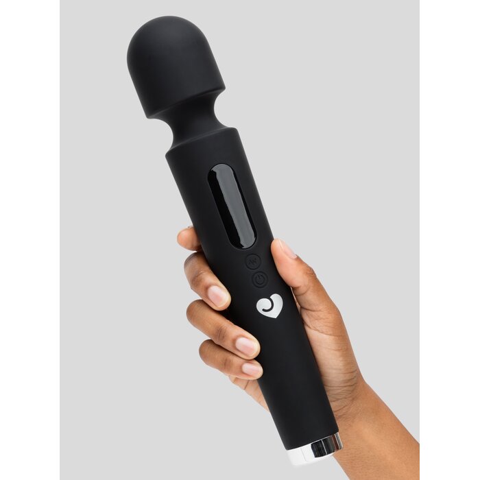 Lovehoney Power Play Rechargeable Wand Vibrator - Black