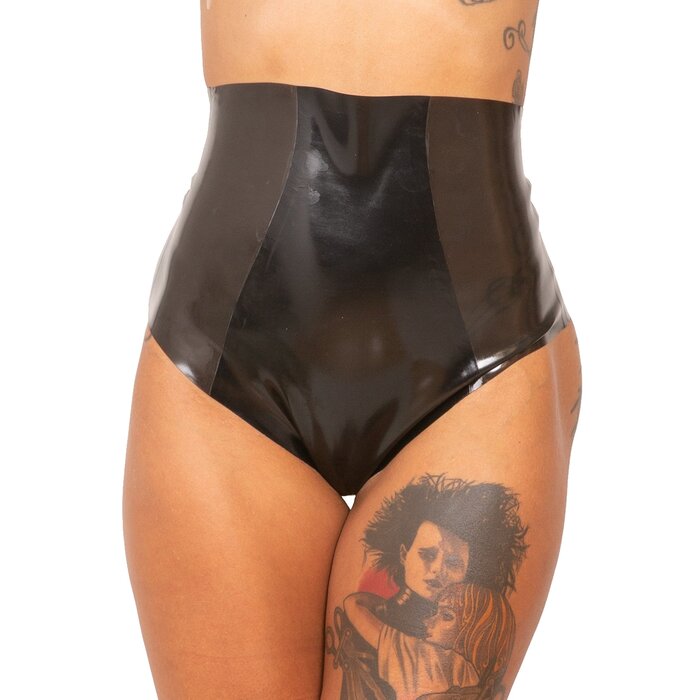 Noir Panel Latex Knix in Black