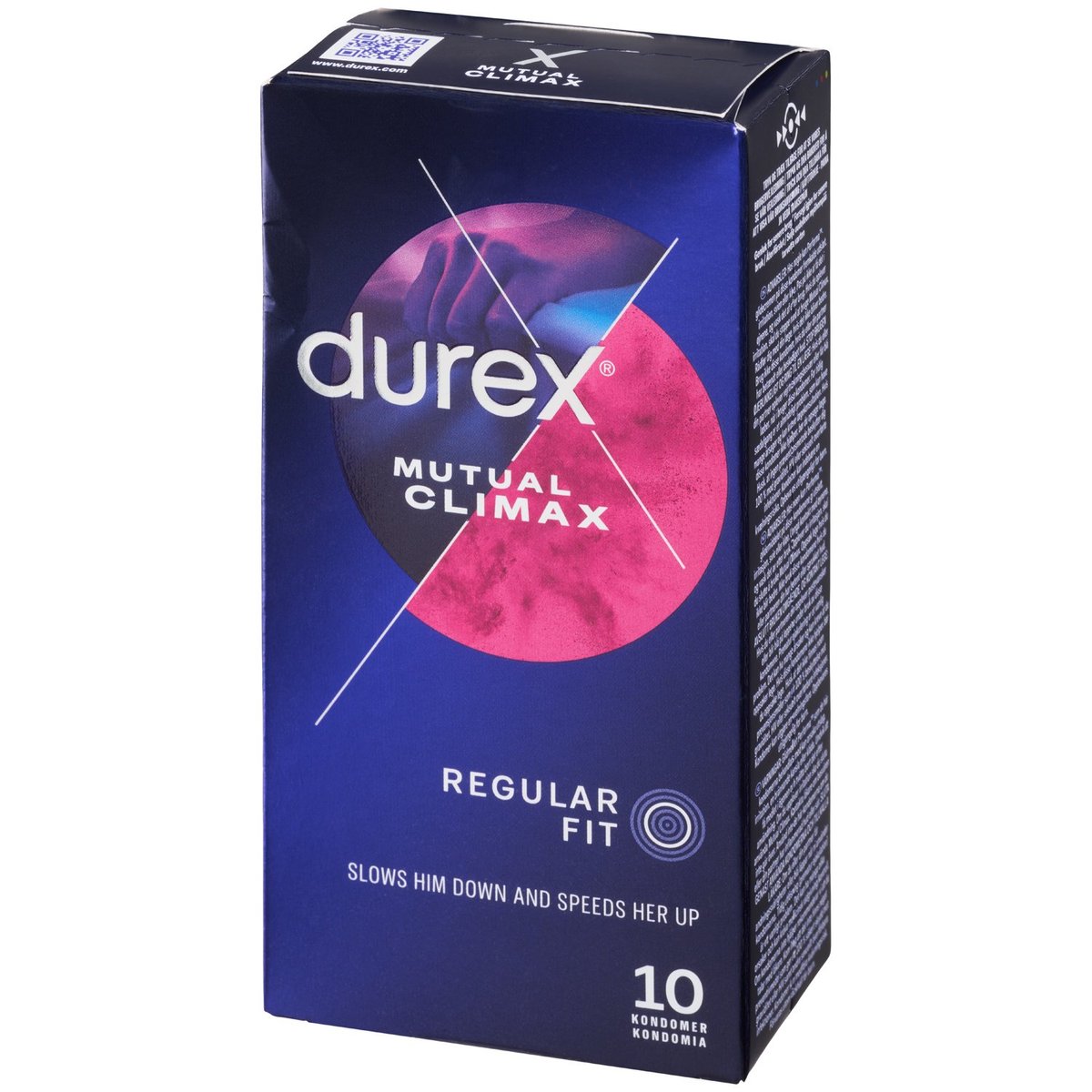 Durex Mutual Climax Numbing Condoms 10 Pack - Clear