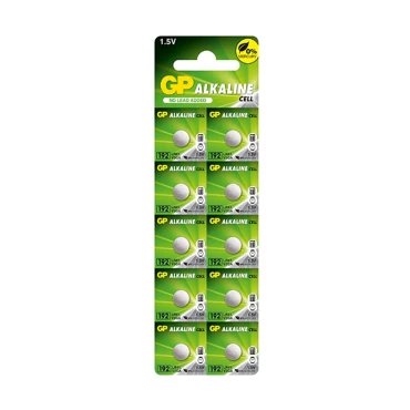 GP LR41 AG3 392/384 1.5V Button Cell Batteries – 10 Pack