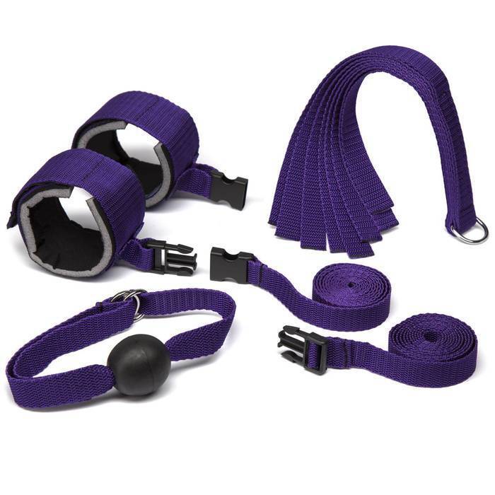 Purple Reins Bondage Kit (4 Piece)