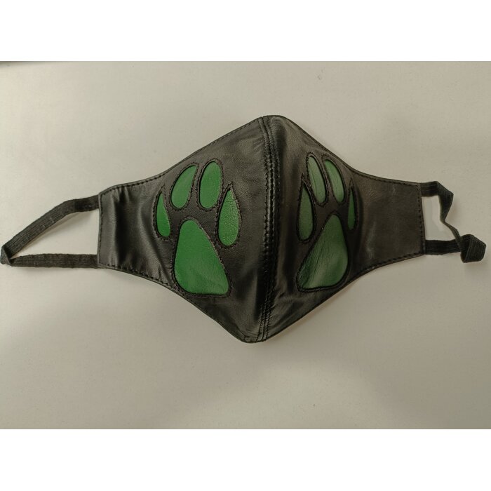 Clearance - Leather Puppy Play Face Mask