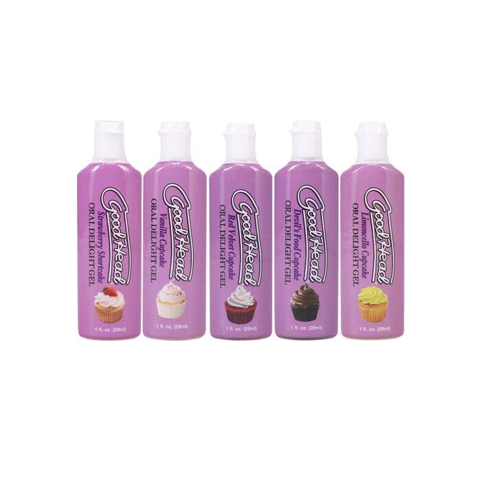 GoodHead - Oral Delight Cupcakes Gel - 5-Pack