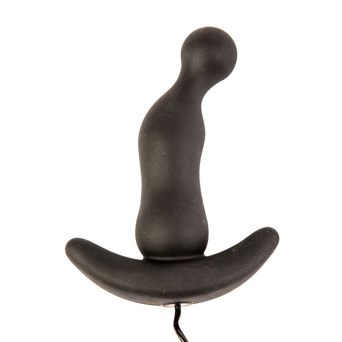 Love Balls Black Vibrating Butt Plug