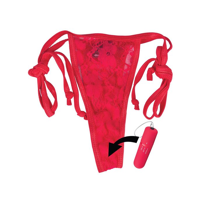 Screaming O Vibrating Panty Set Red