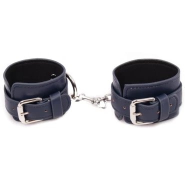 Luxe Royal Secret Navy Blue & Silver Ankle Cuffs