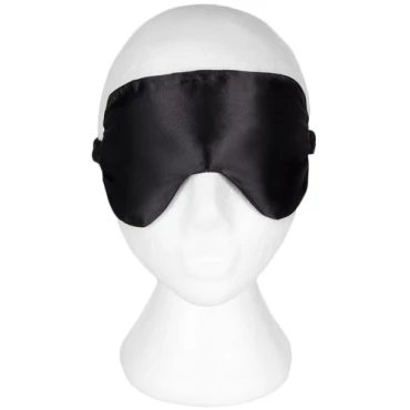 Total Eclipse Black Faux Silk Blindfold