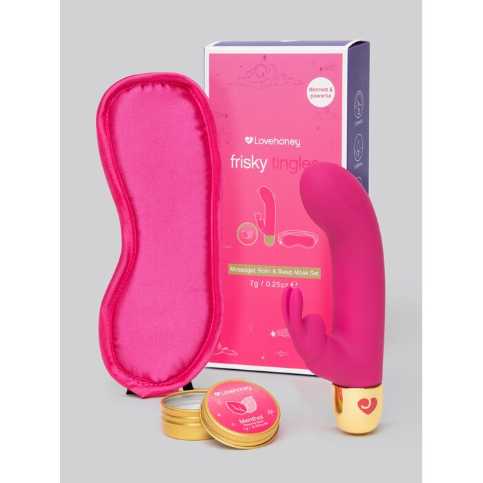 Lovehoney Frisky Tingles Rabbit Travel Clitoral Pleasure Kit - Pink