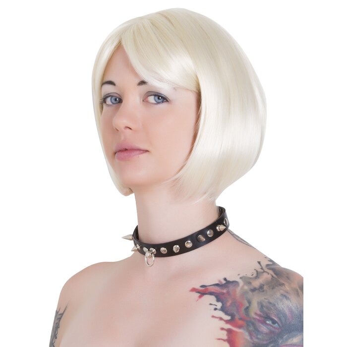 Button Spike Collar