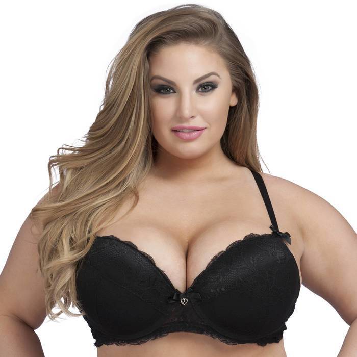 Lovehoney Plus Size Love Me Lace Push-Up Bra