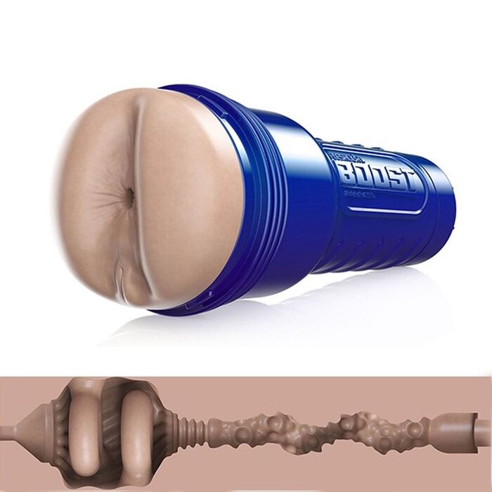Fleshlight Boost Blast - Realistic Anal Male Masturbator with Turbo Tech for Enhanced Sensation