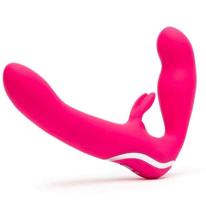 Happy Rabbit Strapless Strap On Dildo Rabbit Vibe Pink