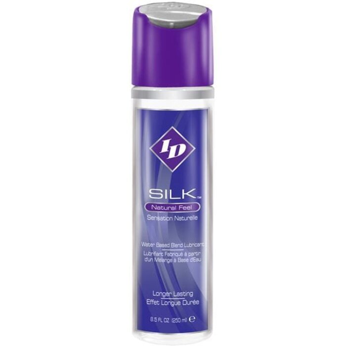 ID Silk Water Based Lubricant: Long Lasting Hybrid Pleasure in 8.5 floz Bottle