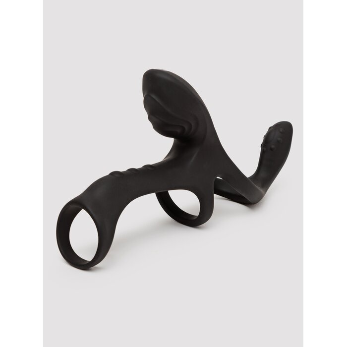 Fantasy C-Ringz Ultimate Couples Vibrating Cage Max - Black