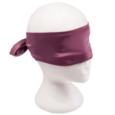 Bind & Blush Pink Satin Tie Blindfold Scarf