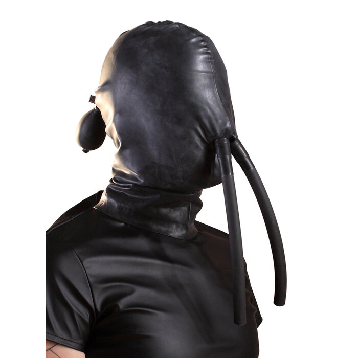 Moulded Rubber Inflatable Hood with Nose Tube - One Size