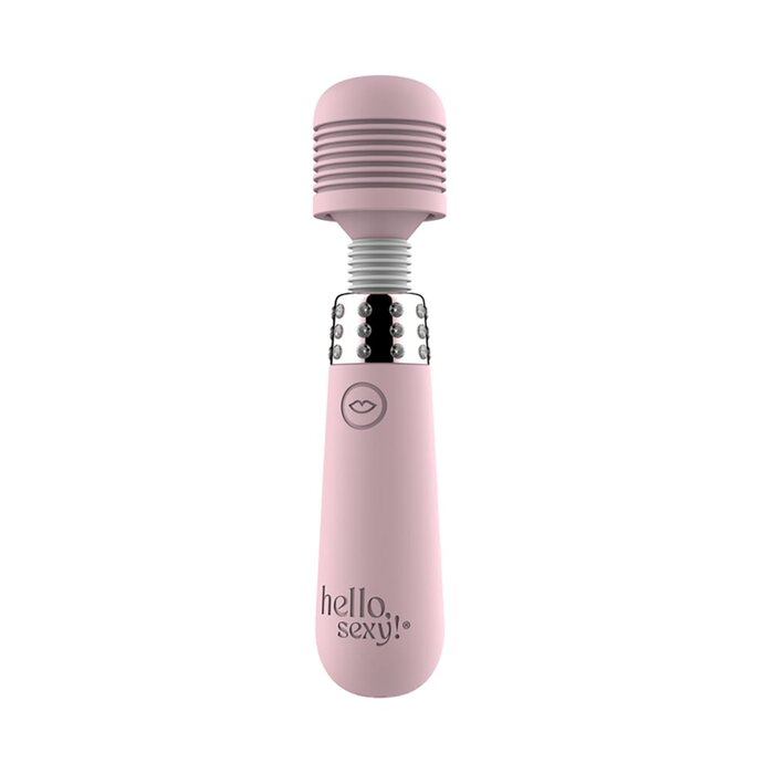 Hello, Sexy! Bling Bling Mini Wand Massager - Cherry Blossom