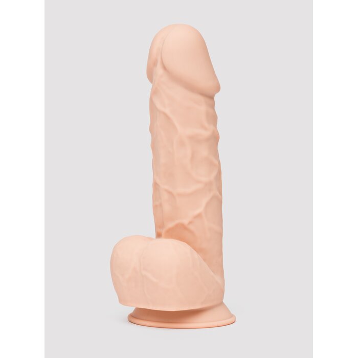 SILEXD Girthy Dual Density Silicone Dildo 8.5 Inch - Flesh Pink