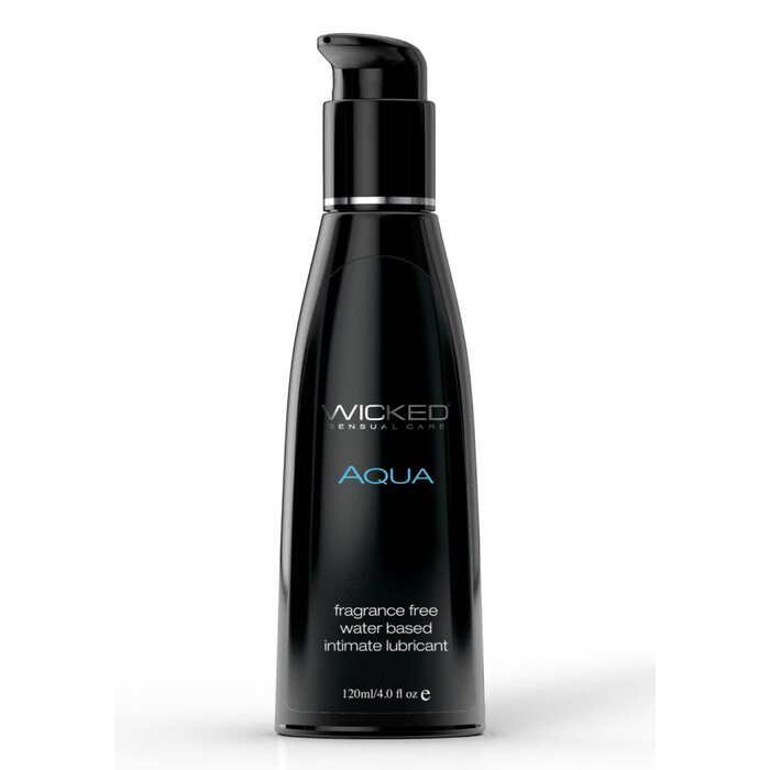 Wicked Sensual Aqua Water-Based Lubricant - 4 oz.