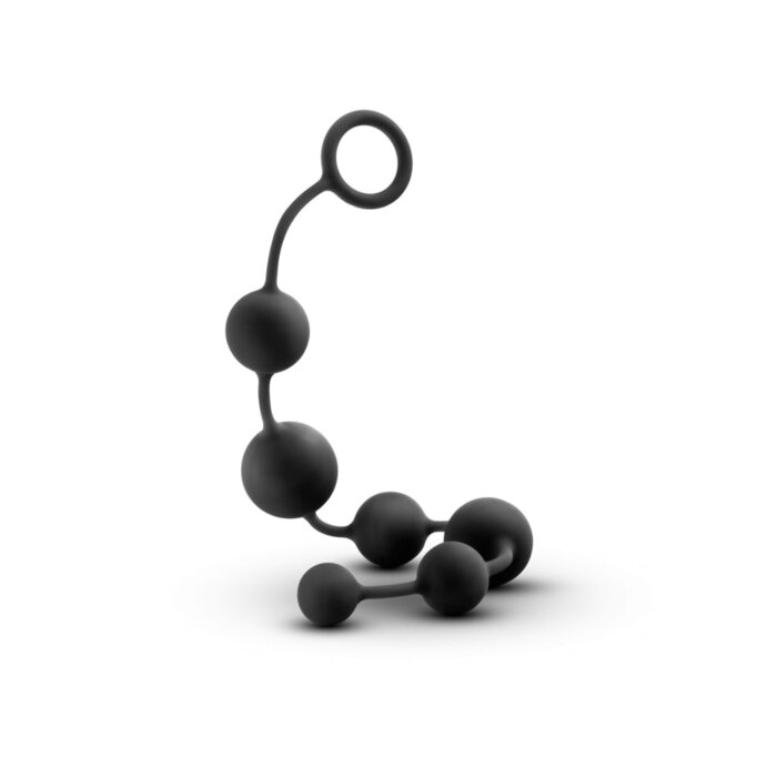 Anal Adventures Platinum - Silicone Large Anal Beads