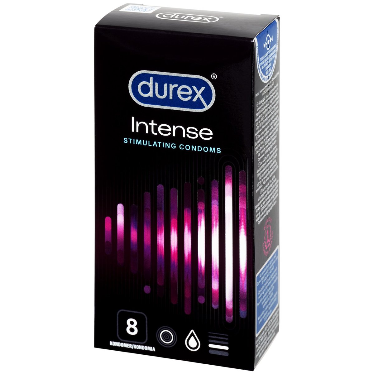 Durex Intense Stimulating Condoms 6 Pack - Clear