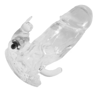 Apex Triple Pleasure Vibrating Rabbit Penis Sleeve