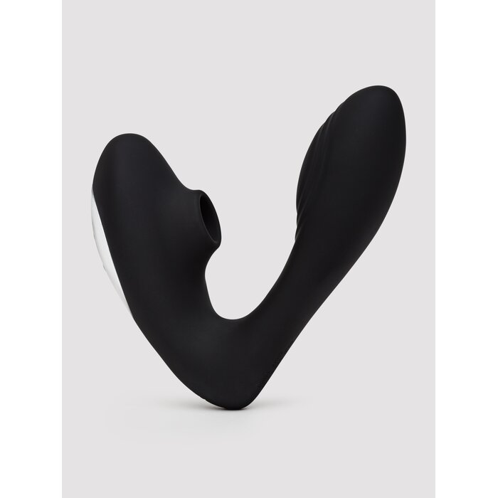 Lovehoney Indulge Stroking G-Spot and Clitoral Suction Stimulator - Black