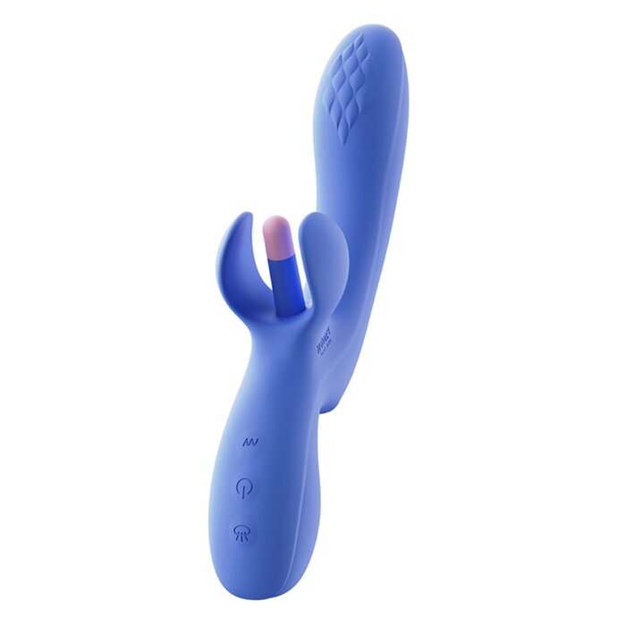 Fortexa - App-Controlled Flapping Dual Vibrator - Blue