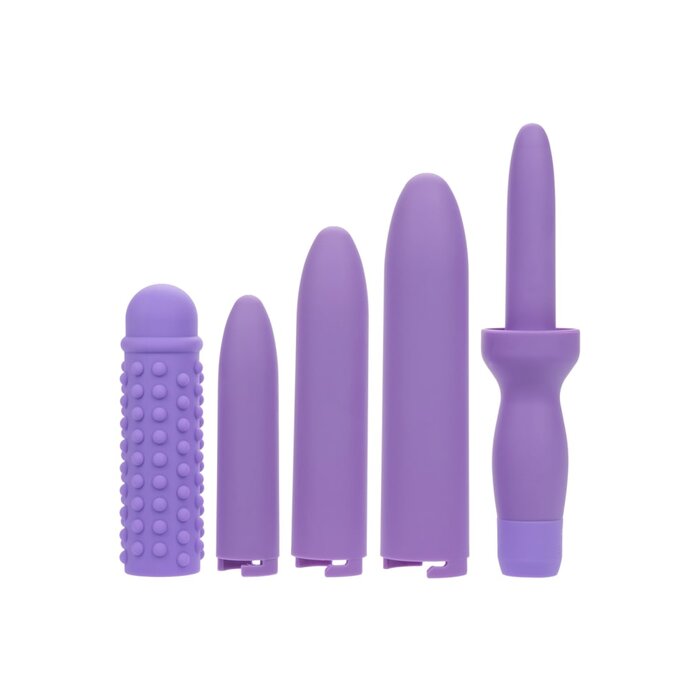 Dr. Laura Berman® Rechargeable Dilators™ Set of 4 Locking Sizes Plus Sleeve
