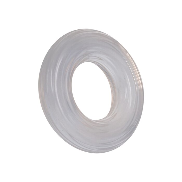 Rock Solid - Ribbed Donut - Clear