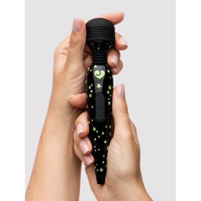 Lovehoney Glow-in-the-Dark Deluxe Mini Massage Wand Vibrator - Glow