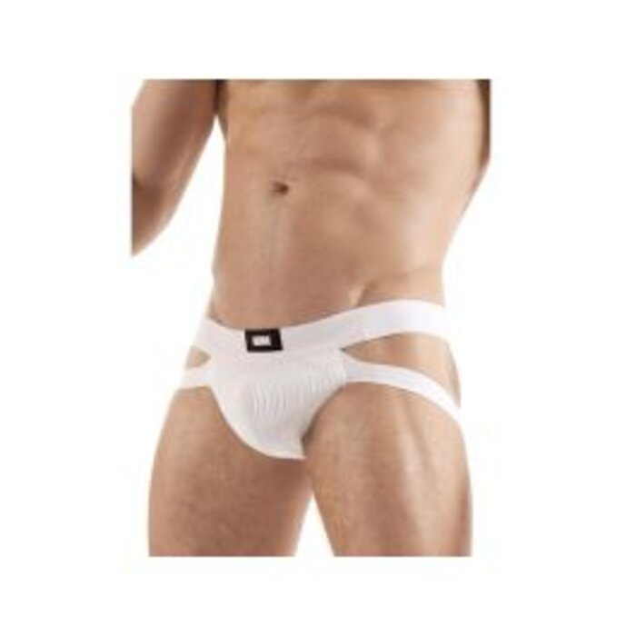 Barcode Jockstrap Swim Anton - White