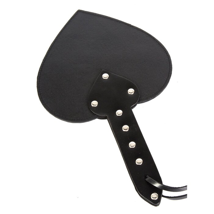Heart Paddle Spanker Black