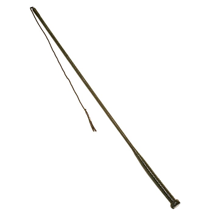Leather Riding Crop with Thread Tail
