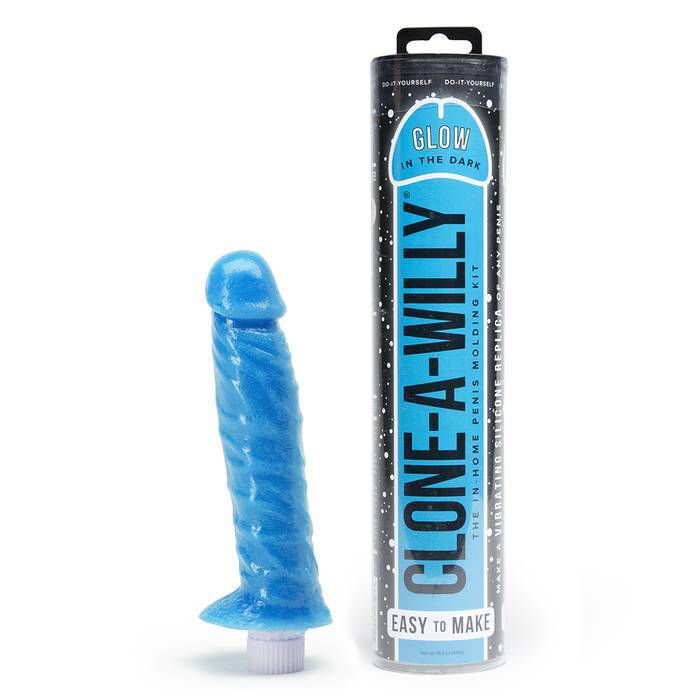 Clone-A-Willy Glow In The Vibrator Moulding Kit Dark Blue