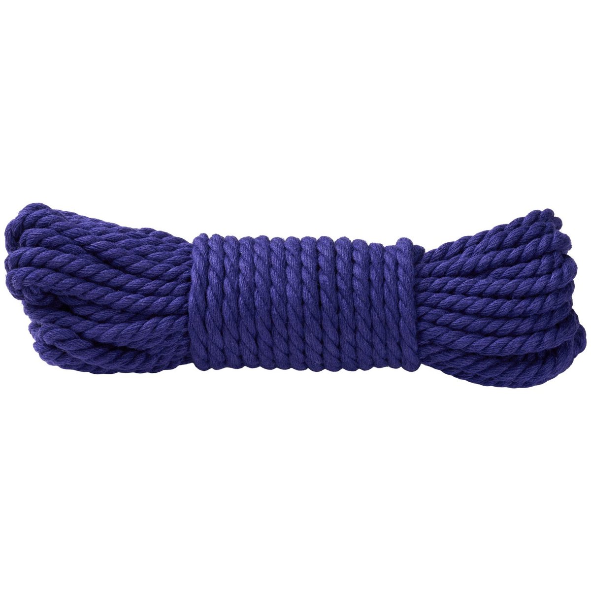Doc Johnson Merci Bind & Tie 6mm Hemp Bondage Rope 30 ft - Purple
