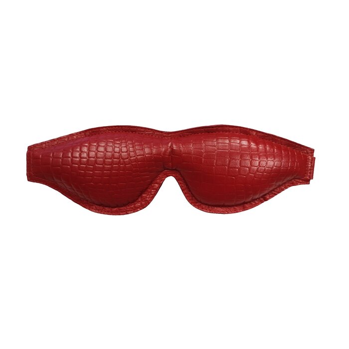 Burgundy Anaconda Print Blindfold